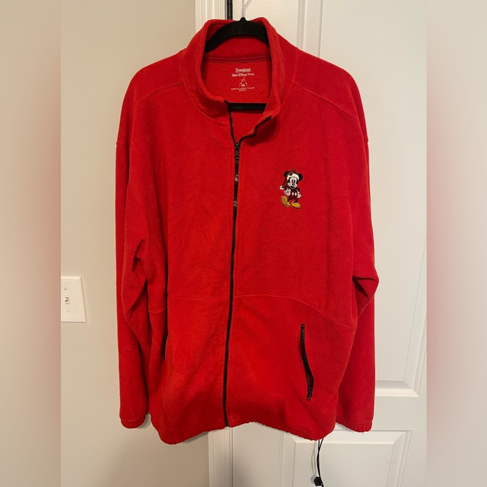 Disney Red Fleece jacket 2X